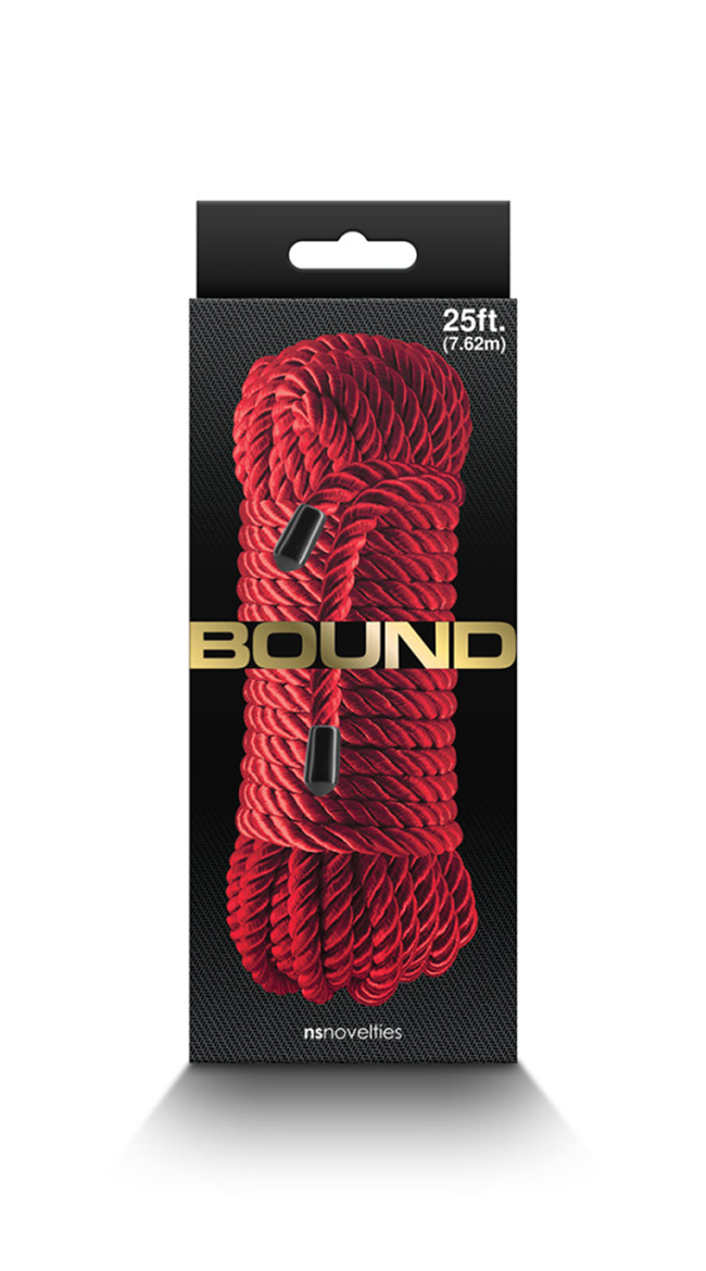 25ft Red Bound Rope Red Sex Rope Yandy