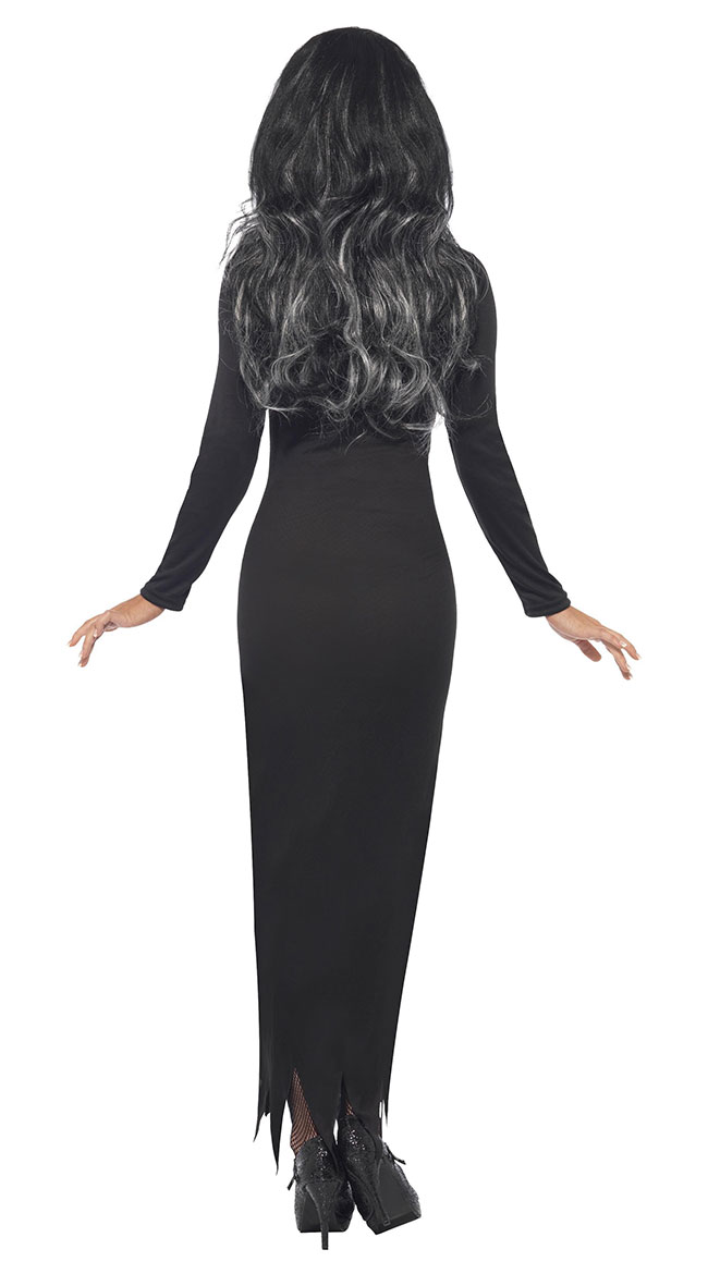 Skeleton Midi Dress Costume Black Skeleton Dress Yandy