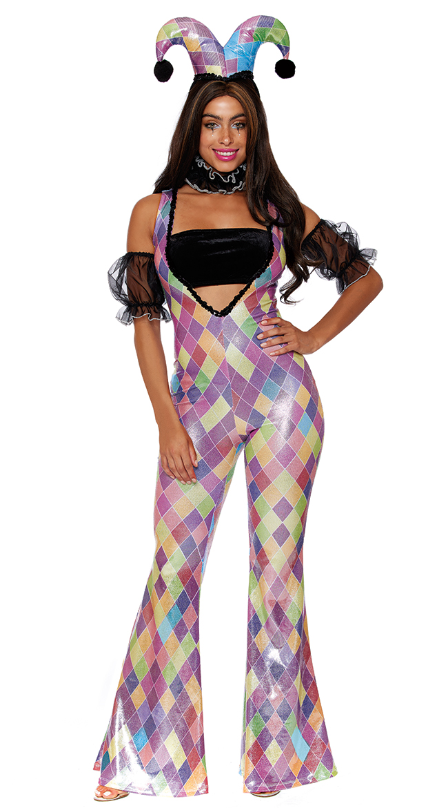 Colorful Jester Costume, Sexy Jester Costume - Yandy.com