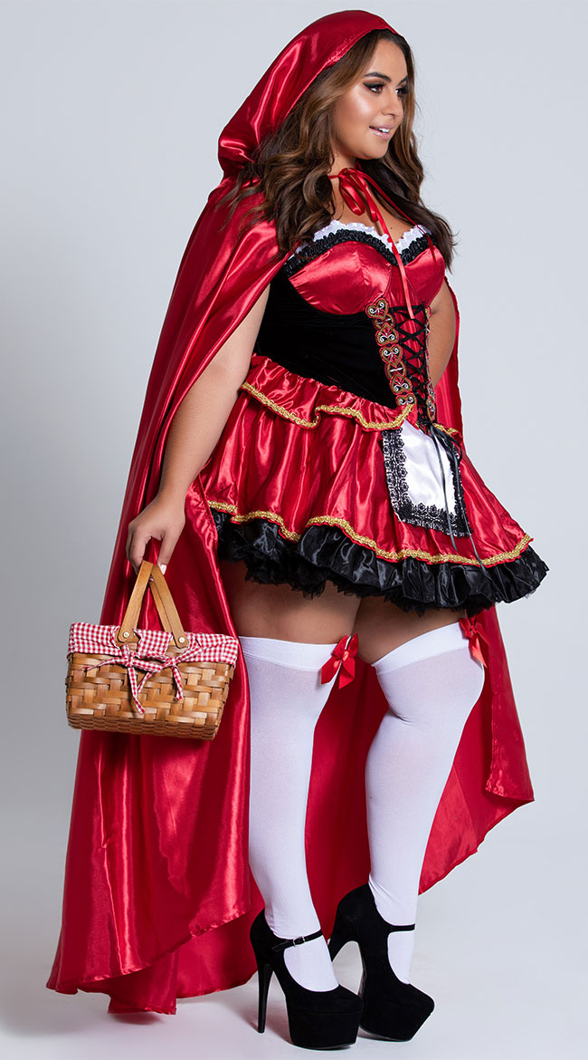 Plus Size Little Red Costume