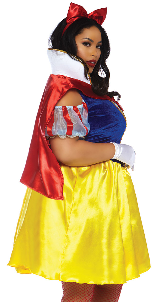 Plus Size Fairy Tale Snow White Costume, Plus Size Snow White Costume ...