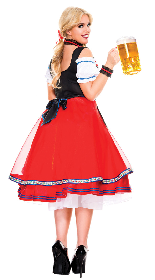 Plus Size Beer Girl Costume Oktoberfest Yandy