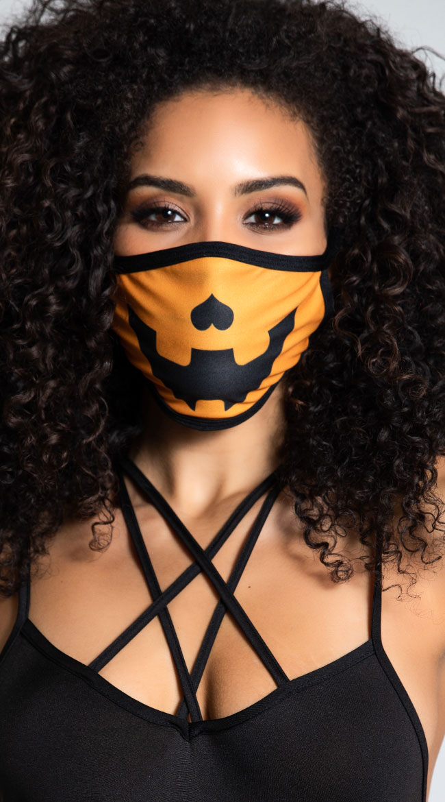 Yandy Pretty Pumpkin Face Mask - As Shown