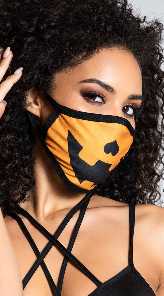 Yandy Pretty Pumpkin Face Mask - As Shown