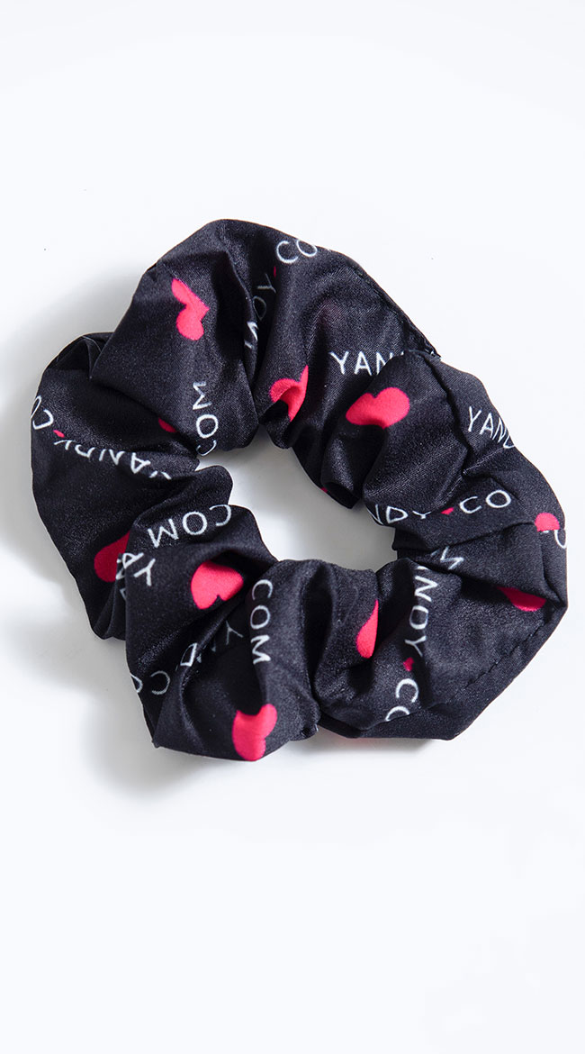 Yandy Heart On My Sleeve Scrunchie - As Shown