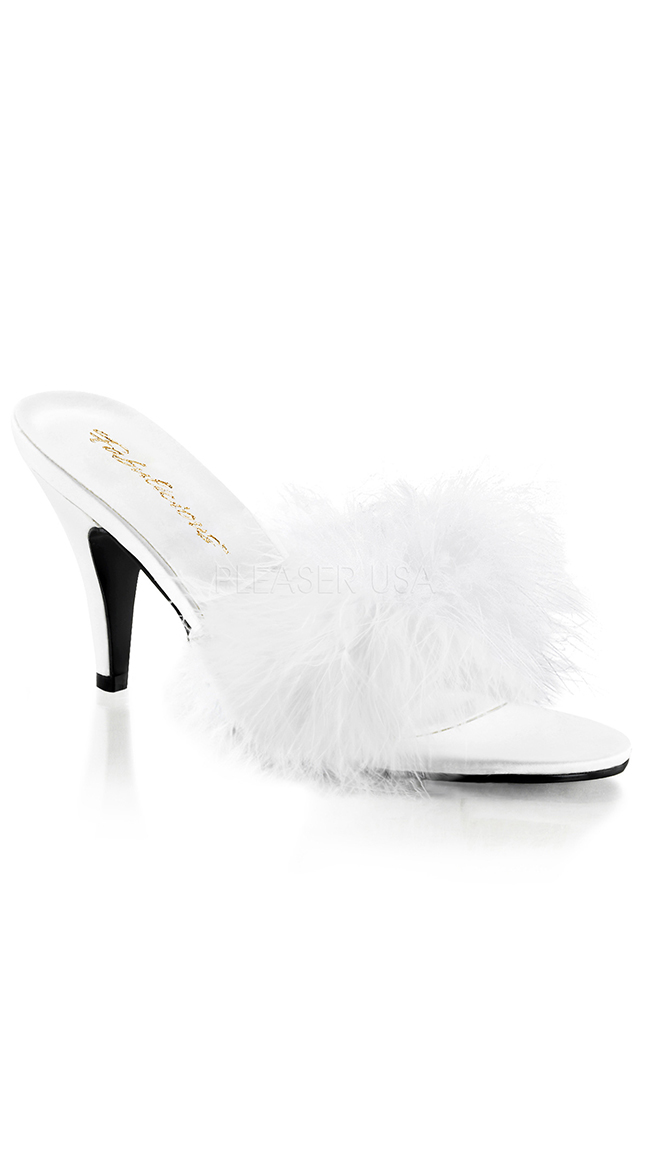Feathery Marabou Heels