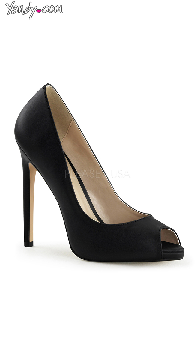 Secretarial Seduction Peep Toe Pump