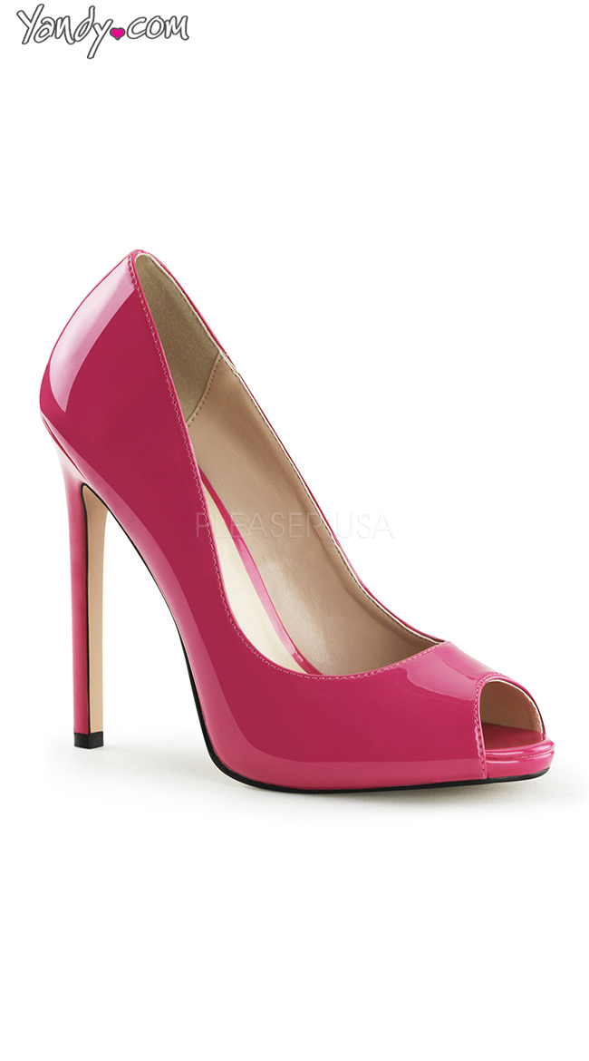 Secretarial Seduction Peep Toe Pump