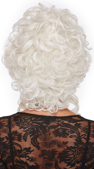 White Victorian Wig - White