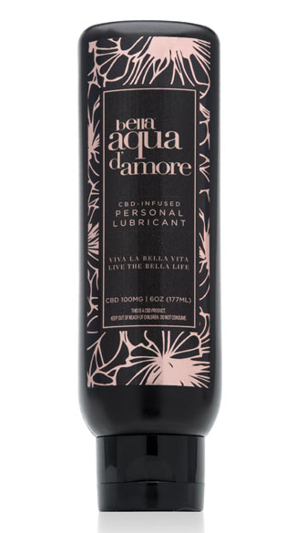 Bella Aqua d'Amore CBD 6oz Lube - As Shown