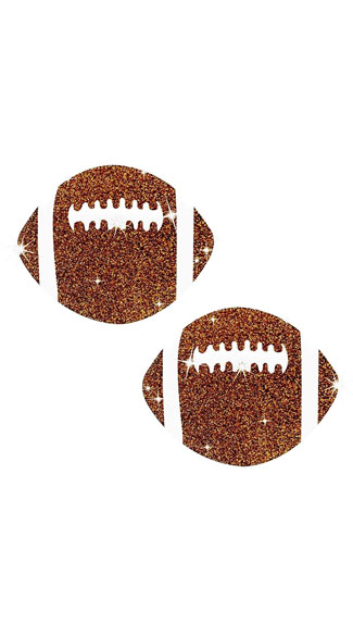 Glittering Football Pasties - as shown