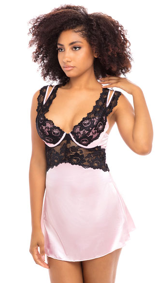 - - Chalk Pink/Black