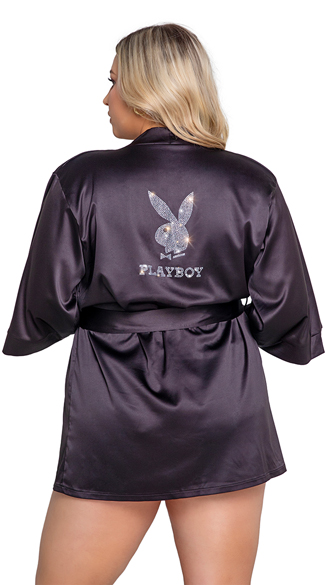 Playboy Bunny Noir Robe