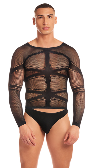 Men's Cam Boy Shirt and Thong Set - as shown