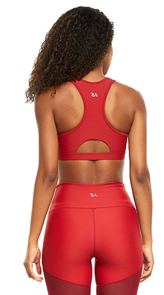 Rise Up Sports Bra - Red