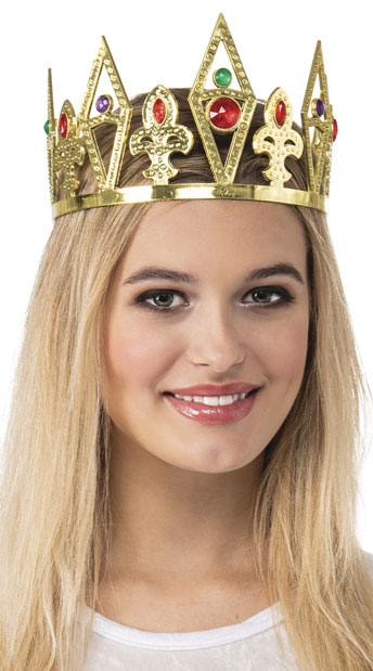 Gold Princess Crown - As Shown