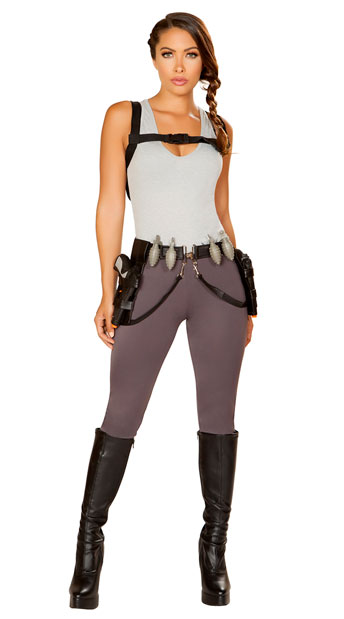 Cyber Adventure Costume, sexy raider costume - Yandy.com