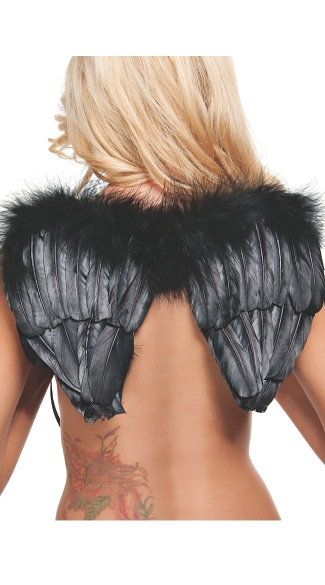Black Mini Wings - Black