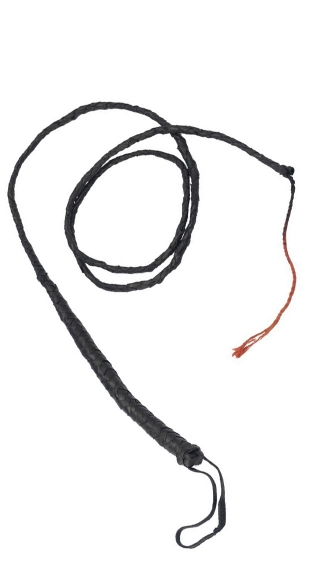 Long Bull Whip - Black