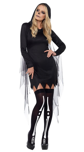 Sexy Reaper Costume - As Shown