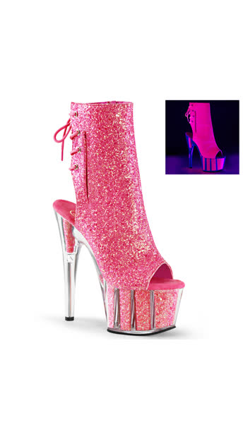 -  - Neon Pink Glitter/Neon Pink Glitter
