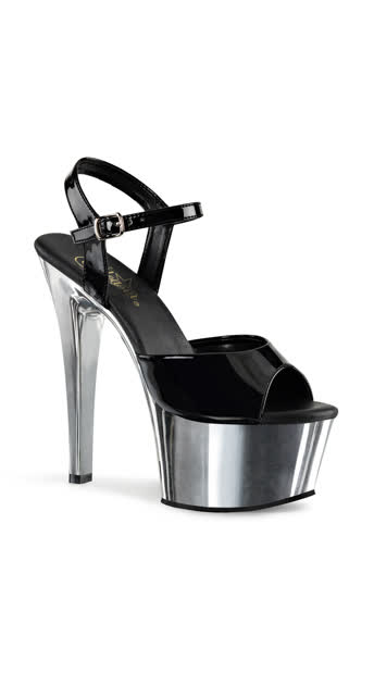 -  - Black Pat/Silver Chrome