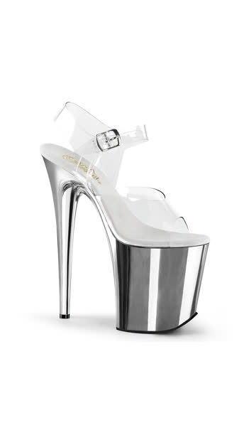 -  - Clear/Silver Chrome