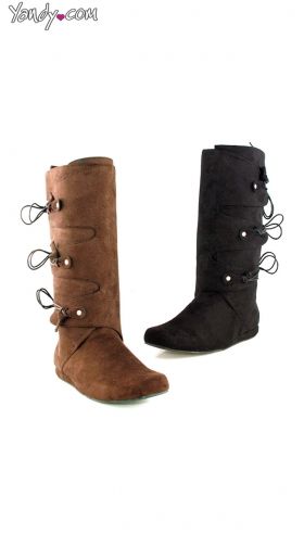 Men's Faux Suede Knee-High Boots 