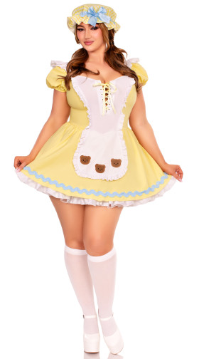 Plus Size Beary Cute Goldilocks Costume