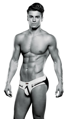 Men's Striped Jockstrap