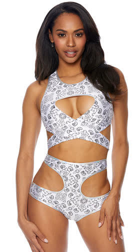 Wrapped Paisley Bandana Dance Set