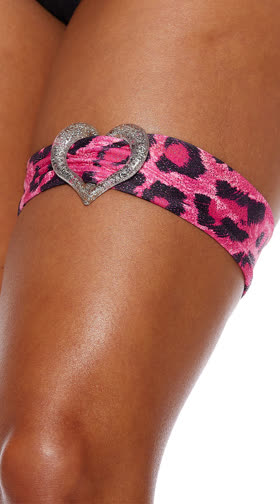 Loving Leopard Leg Garter