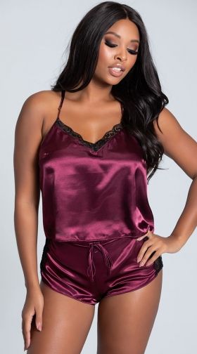 Jasmina Satin Cami & Short Set