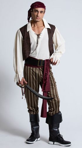 Men's Rogue Pirate Costume