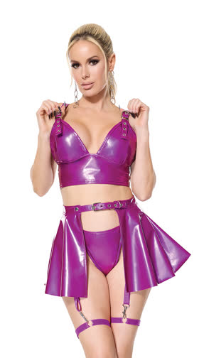 Darque Purple Skirt