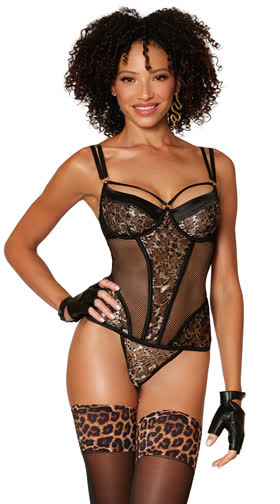 Daring Huntress Bustier Set