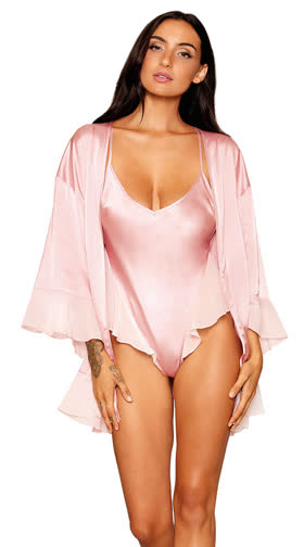 Satin Romance Teddy Set