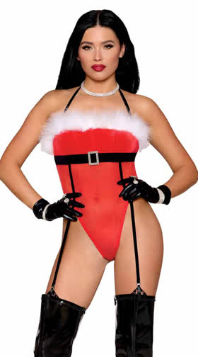 Santa Garter Teddy