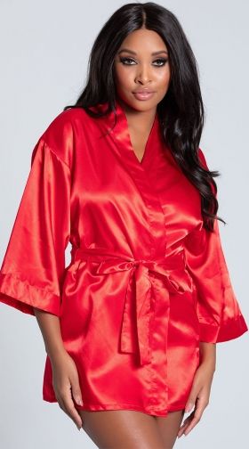 Charmeuse Babydoll and Robe Set