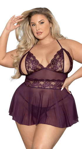 Plus Size Shorty Babydoll