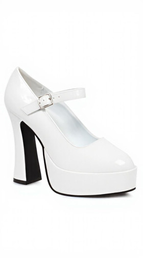 Chunky Heel Mary Jane Platform Pump