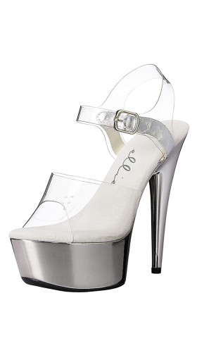Clear W/Silver