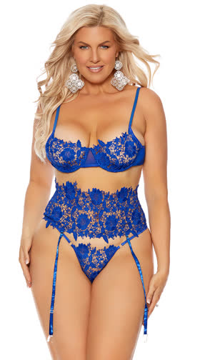 Plus Size Now Or Never Bra Set