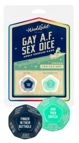 Gay AF Sex Dice: Gay Men