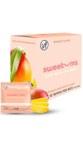 Sweetums Intimate Wipes Mango Flavor
