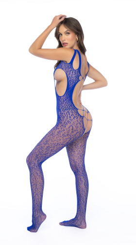 Leopard Fishnet Bodystocking