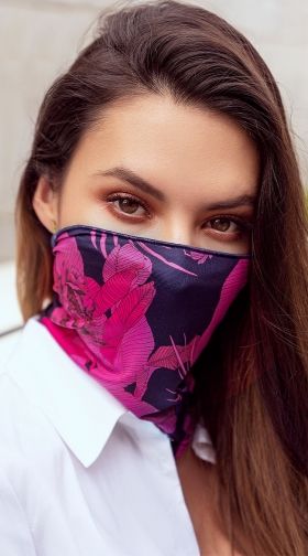 Fiercely Floral Face Neck Bandana