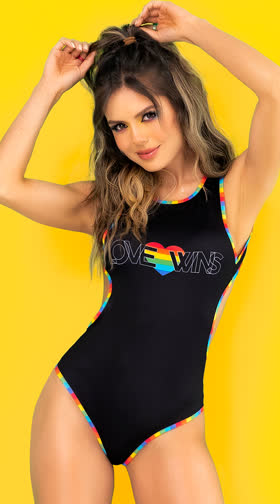 Love Wins Dance Bodysuit