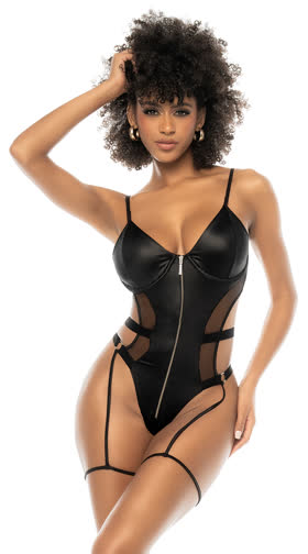 Wrapped in Faux Leather Teddy