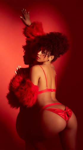 Open Cup Bow Bra Set